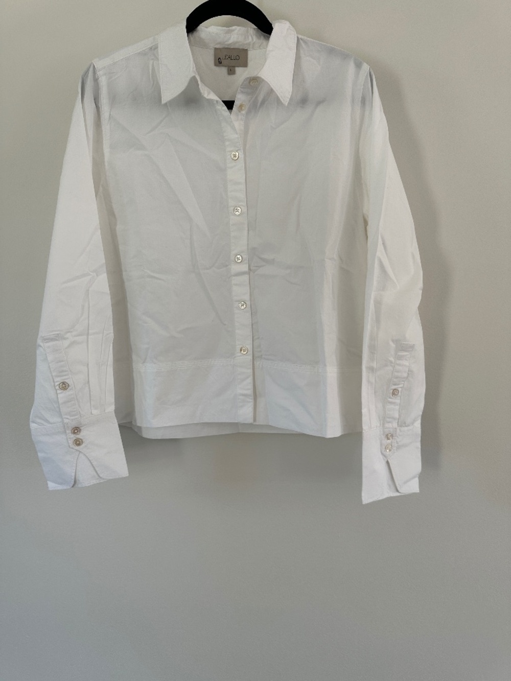 Leallo cotton button down top
